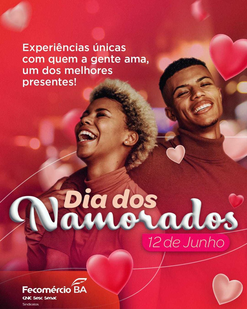 Hoje é dia de celebrar toda forma de amor!

#fecomercioba #diadosnamorados #comercio #valentineday #bahia #salvador