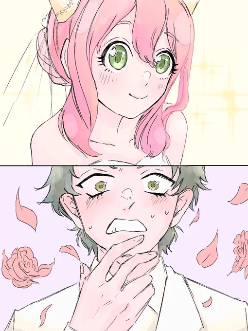 アーニャ、花嫁なるます
※成長if
#SPY_FAMILY 
#ダミアニャ 