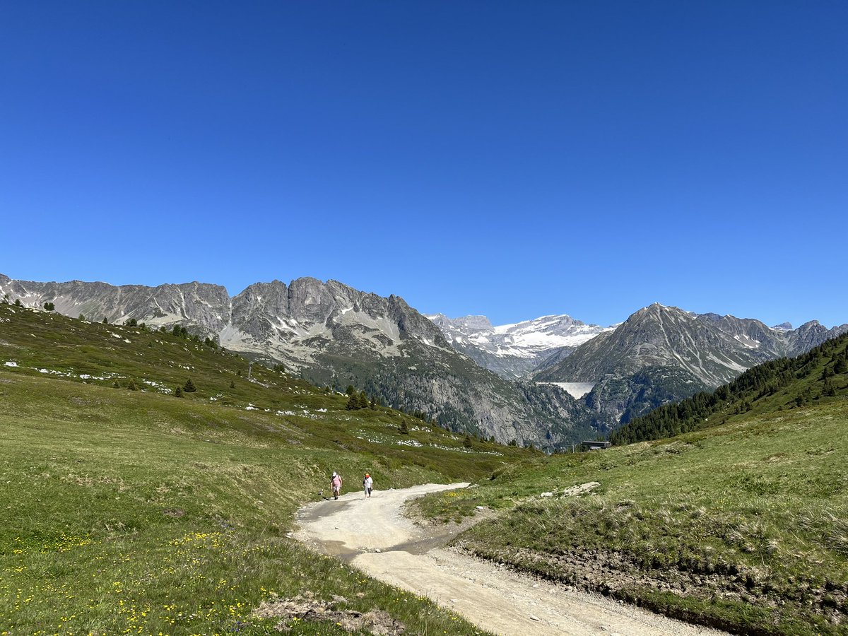 JonFielden's tweet photo. An absolutely stunning run up to the Col des Posettes and back this morning. The colour of that sky!

#chamonix #runtagit https://t.co/zBYZe76rX6