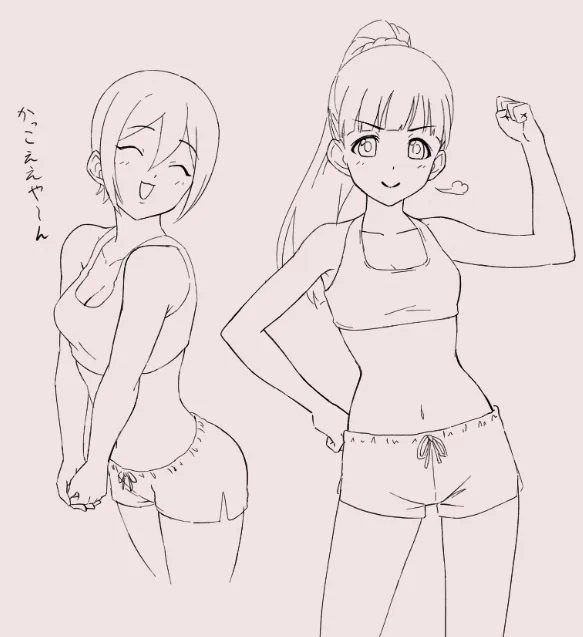 昨日のお勉強会で描いたやつ清書してた
_φ(‾ω‾ ) 