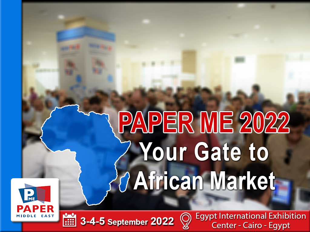 PaperMidEast's tweet image. PAPER ME expo is your gate to invest in Egypt, MENA and Africa 🌍
meet thousands of visitors interested in Paper, corrugated paper, and Tissue paper industries 📦🧻
📍 from 3 to 5 September 2022 in Egypt!
✍️ Get your free ticket and Register NOW: bit.ly/Reg-22
#PAPER_ME