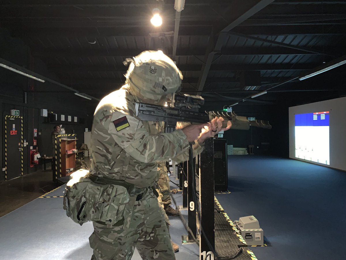 Dr_Peter_Hale's tweet photo. Defending ourselves and our patients is a key skill. @22FieldHospital in the final #AMSTE event of the competition. https://t.co/UzQsYYjDZj
