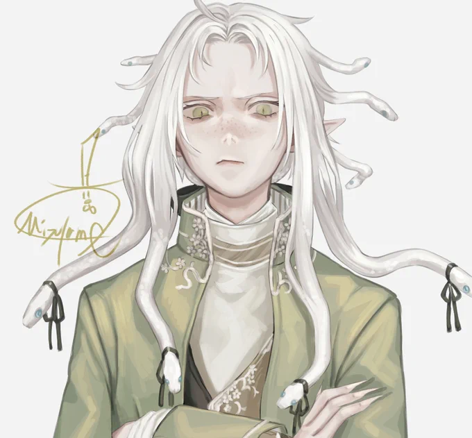 オリジナル。メデューサくん🐍 