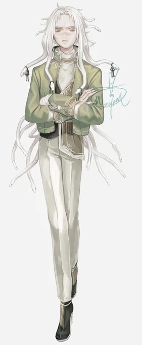 オリジナル。メデューサくん🐍 