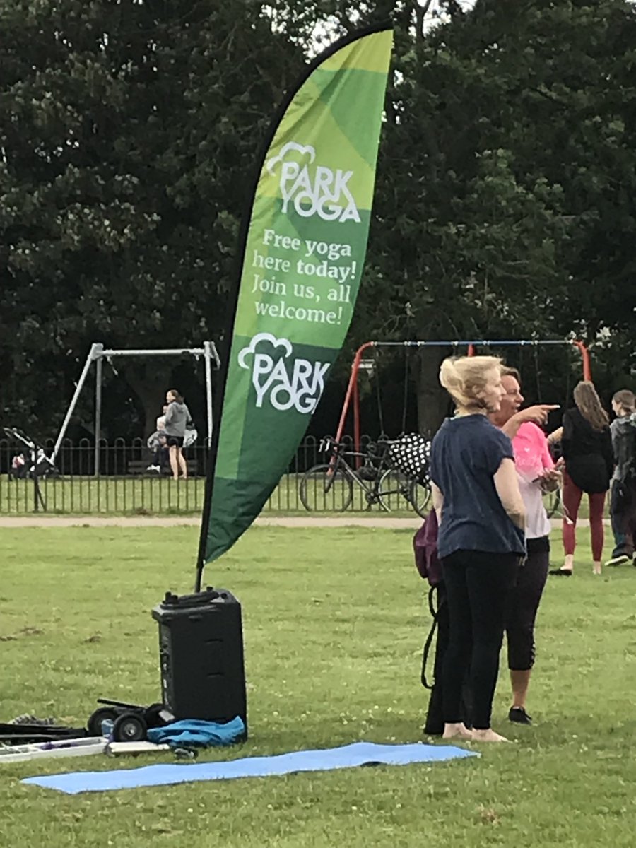 Great way to start a sunday ⁦<a href="/parkyogauk/">Park Yoga</a>⁩