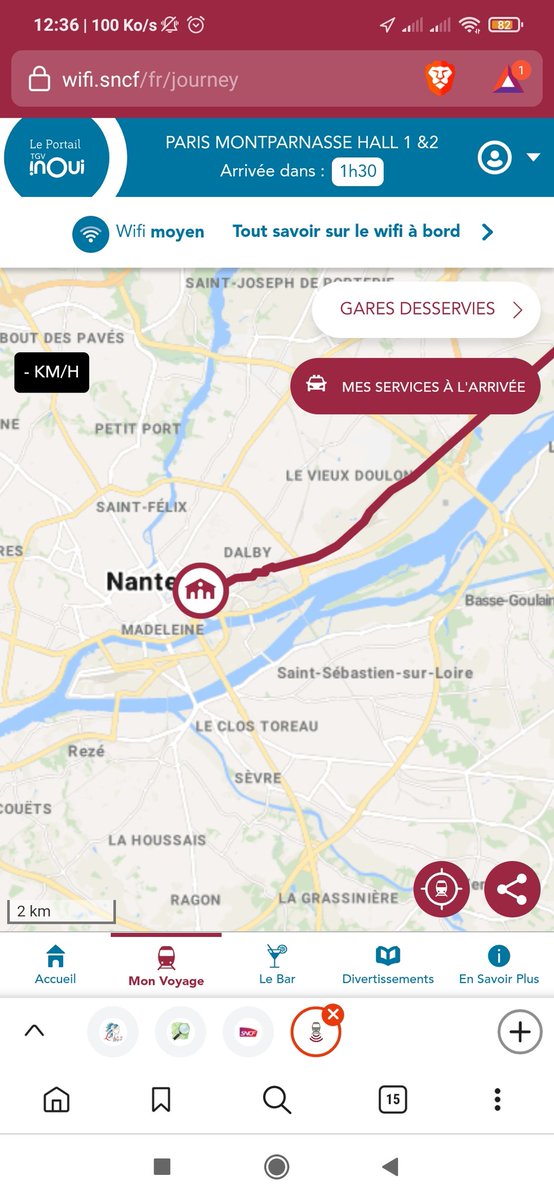 Salut @osmfr ! En rentrant du formidable <a href="/sotmfr/">State Of The Map FR</a> 2022 je découvre la carte du portail wifi tgv sans attribution .... On fait changer les choses ? 😁 Encore merci a tous pour cet événement ! A bientôt !