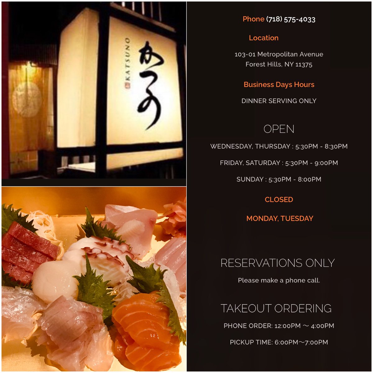 KATSUNO-Authentic Japanese Restaurant (@KatsunoNY) / Posts / X