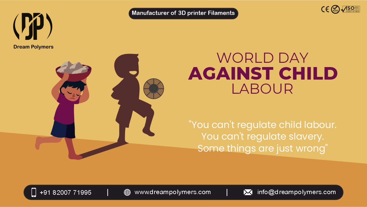 You can't regulate child labour. 
You can't regulate slavery. 
Some things are just wrong.

#3dprint #ender3 
#3dmodeling #ender3 #3dprints
#3dprinted #3dprinting #thingiverse #myminifactory#3dprintindia
#3dfilament #3dprintingideas #3dprintingworld #WorldDayAgainstChildLabour
