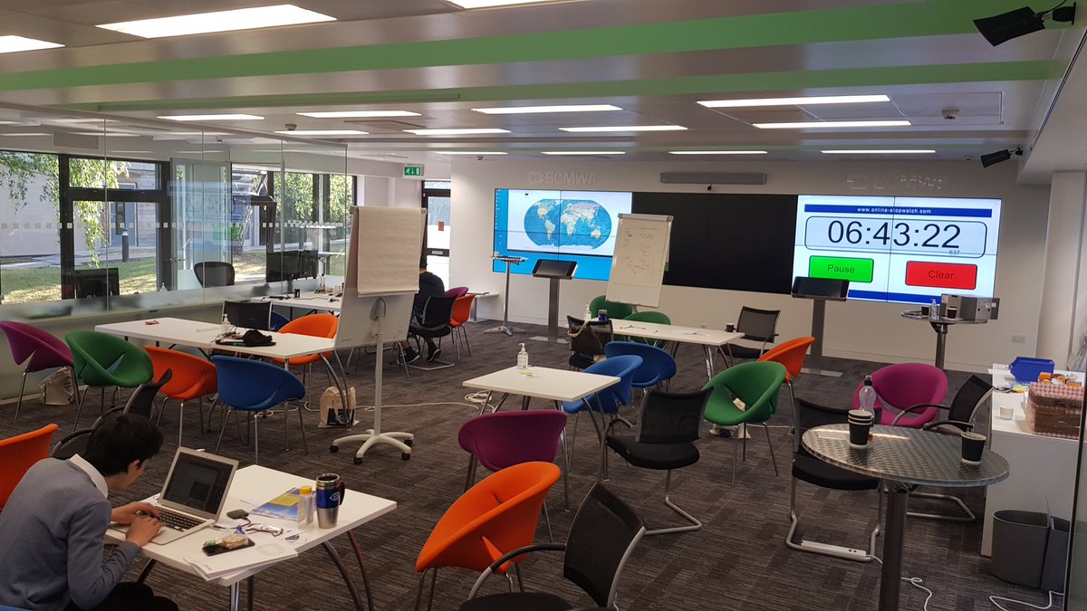 beckyhemingway9's tweet image. Morning from #VisMetHack @ECMWF! 6 hours 43 mins to go!