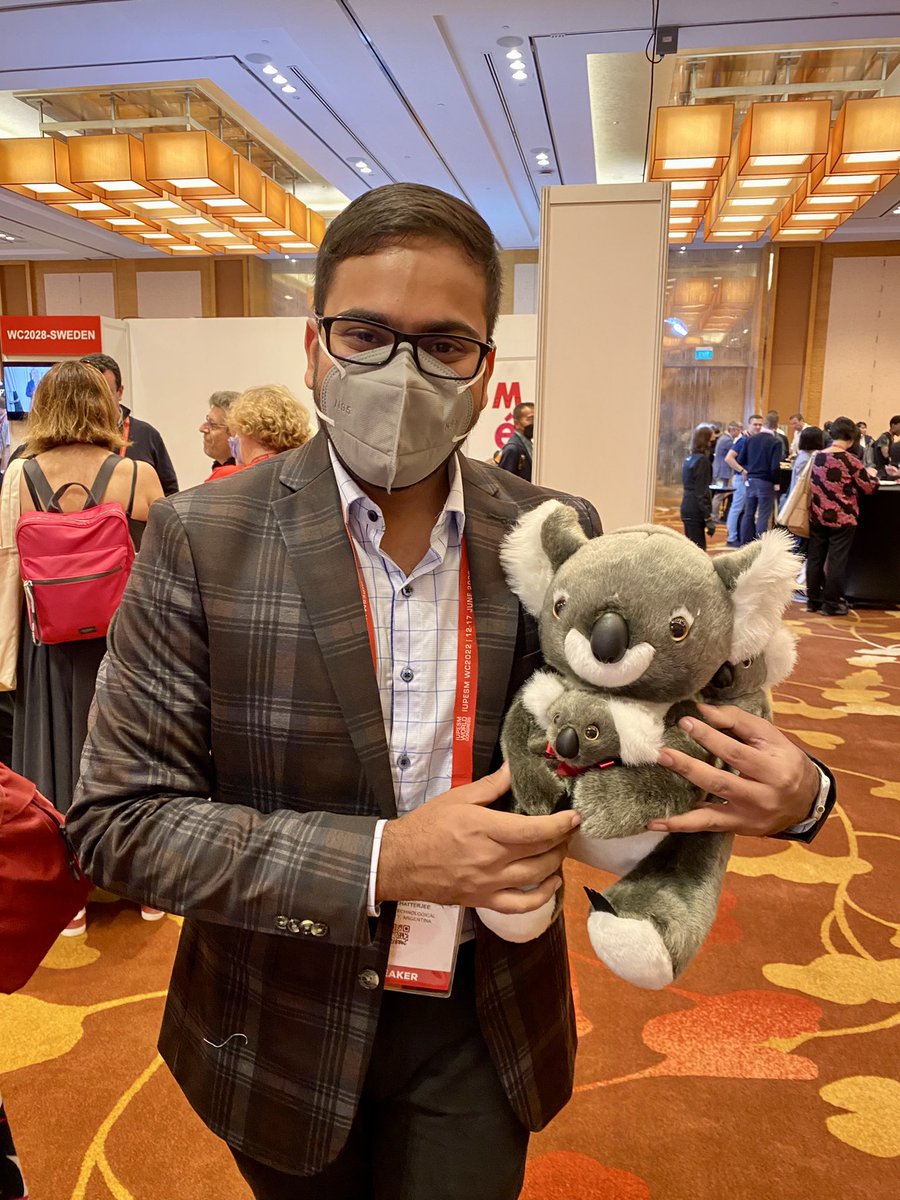 How much I missed these conference moments! 
After 2 years, finally back to a #conference ‘non-virtually’ 

#IUPESMWC2022 <a href="/IUPESMWC2022/">IUPESM WC2022</a> <a href="/IFMBE_HTAD/">IFMBE_HTAD</a> <a href="/IOMP_Official/">IOMP</a>