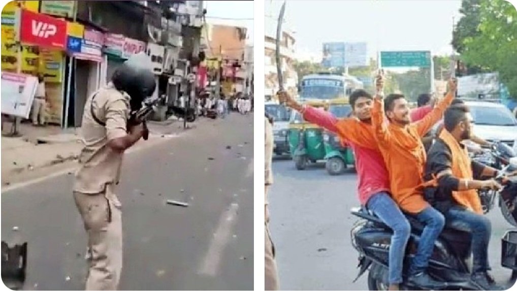 nadeem_need's tweet photo. #Islam_Zindabad 
#MuslimsUnderAttackinIndia 
#MuslimsNotSafe_In_India 

Infront of                           infront of
muslims                             hindu https://t.co/plFjKKVsIf
