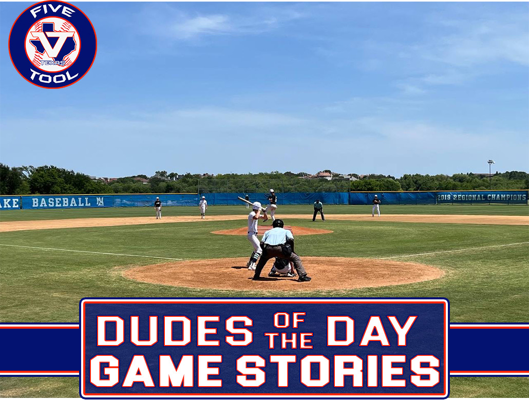 Dudes of the Day/Game Stories: <a href="/FiveTool/">Five Tool Baseball</a> Five Tool Texas UTD/University of Dallas III (June 10, 2022) feat: <a href="/JaxonSpangler/">Jaxon Spangler</a> Cade Norman <a href="/DeanWright05/">Dean Wright</a> + » fivetool.org/news/texas-new…