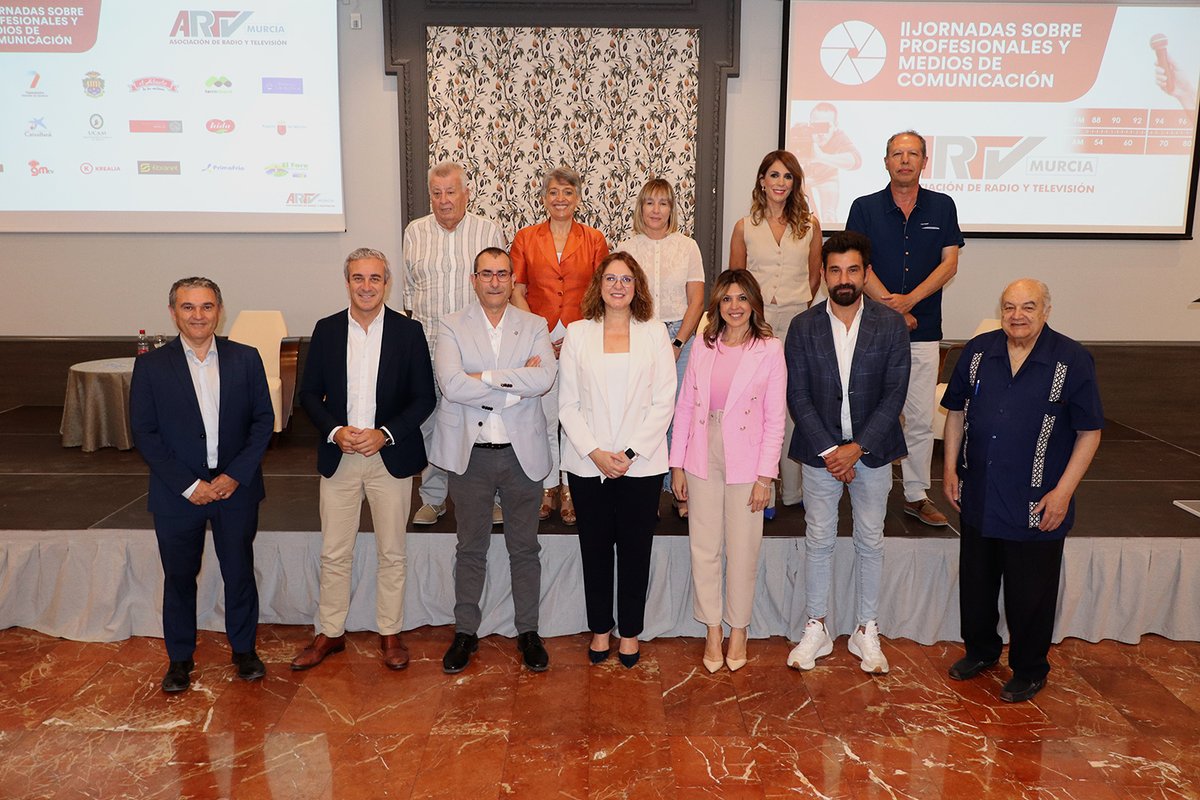 RafaHortal's tweet photo. II Jornadas de la Asociación de Profesionales de Radio y Televisión de la Región de Murcia. https://t.co/auQKb7z4Ir