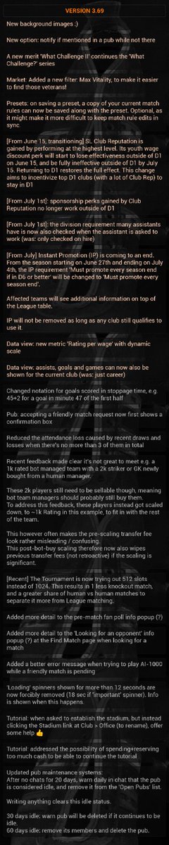 Version 3.69 out now. Update directly from the playstore 👌