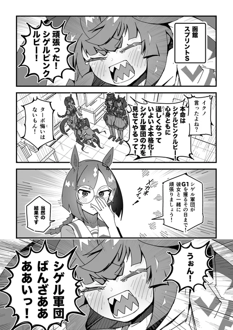 ターボ競馬「函館スプリントS」
#ウマ娘 #シゲルピンクルビー 