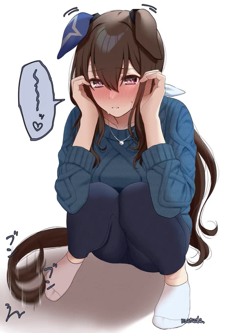 #100日チャレンジ 
#ウマ娘

43.褒められすぎて恥ずかしいアドマイヤベガさん 