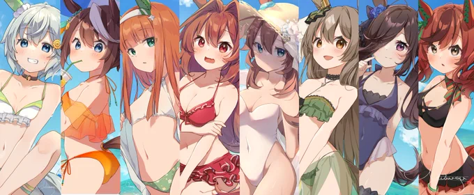 夏コミで水着ウマ娘の本を出します!
今年もそろそろ描いていきますのでぜひよろしくお願いします!🏝️✨
#ド直球に言いますがフォローしてください
#ウマ娘 