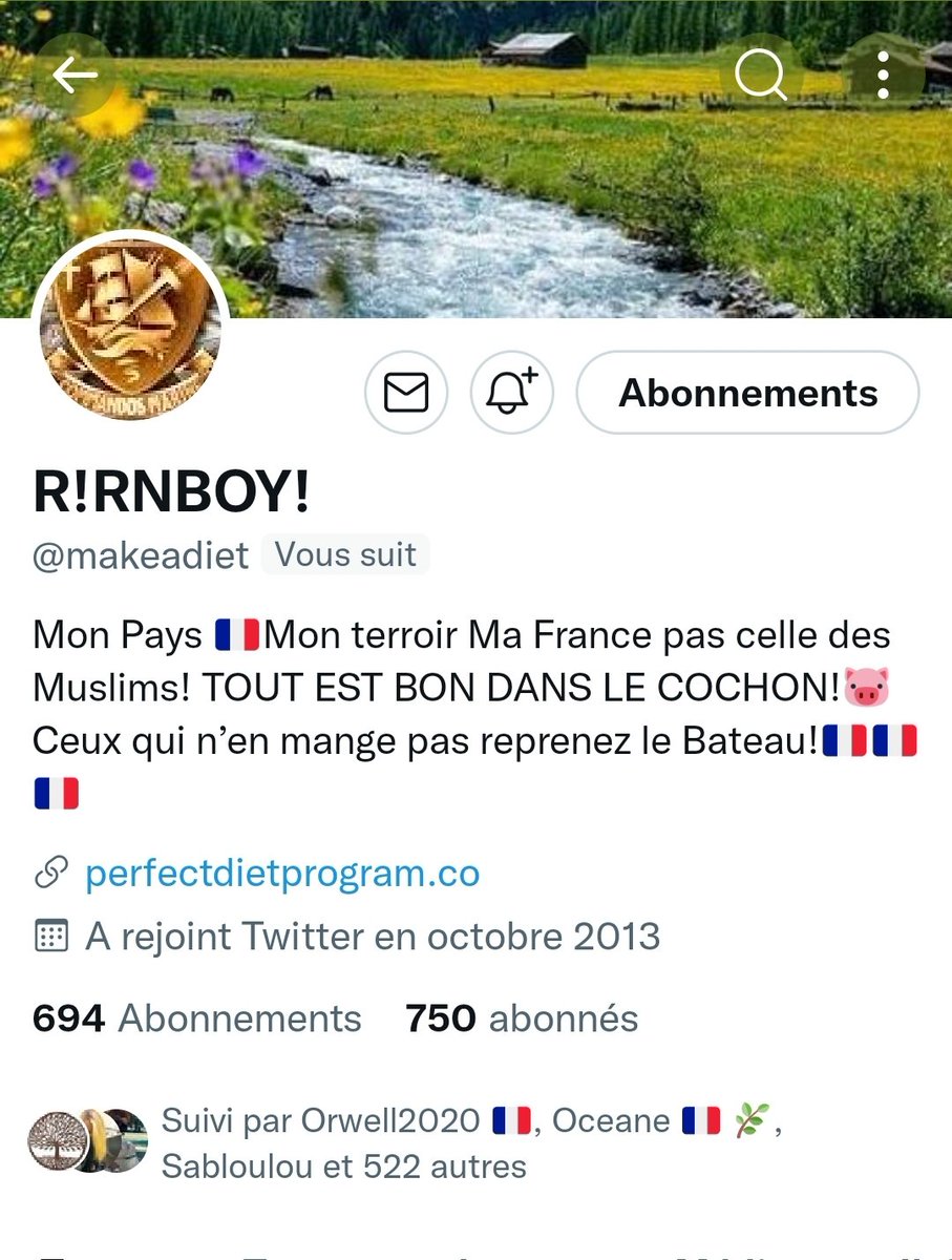 GaucheMafia's tweet photo. 🇫🇷#INFOPATRIOTES🇫🇷
Merci à ma TL, aux #TeamPatriotes/#JambonBeurre de donner un coup de pouce à
👉@makeadiet
Merci à tous pour vos abos &amp; vos RETWEETS
😉🇫🇷👍🇫🇷🤗🇫🇷💪
👉Merci de RESPECTER la réciprocité du follow me/follow back👈
👉@GaucheMafia 😉 https://t.co/BjfmM3vbL6