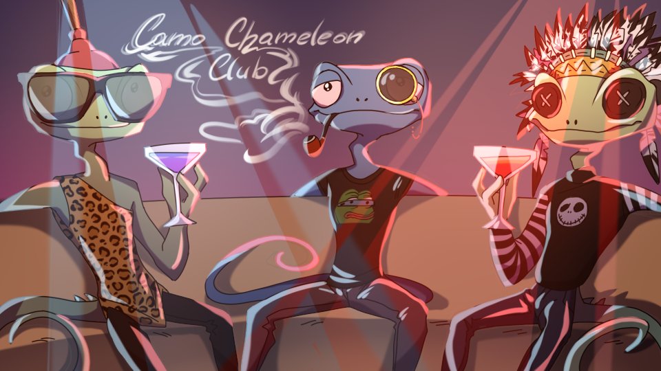 ⛩️ Haki x Camo Chameleon Club 🦎

We are pleased to give away 2x Whitelist spots from @CamoChameleonC!

To enter:
1. Follow <a href="/HakiNFT/">HAKI</a> &amp; @CamoChameleonC
2. Like &amp; Retweet
3. Tag 3 or more friends

Ends in 12H! ❤️