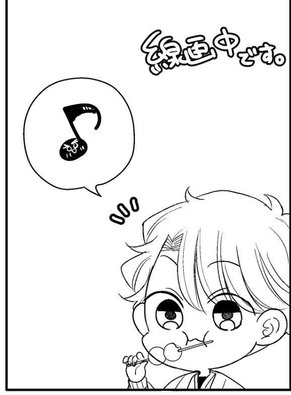またなんか食べてる乙成🍡 