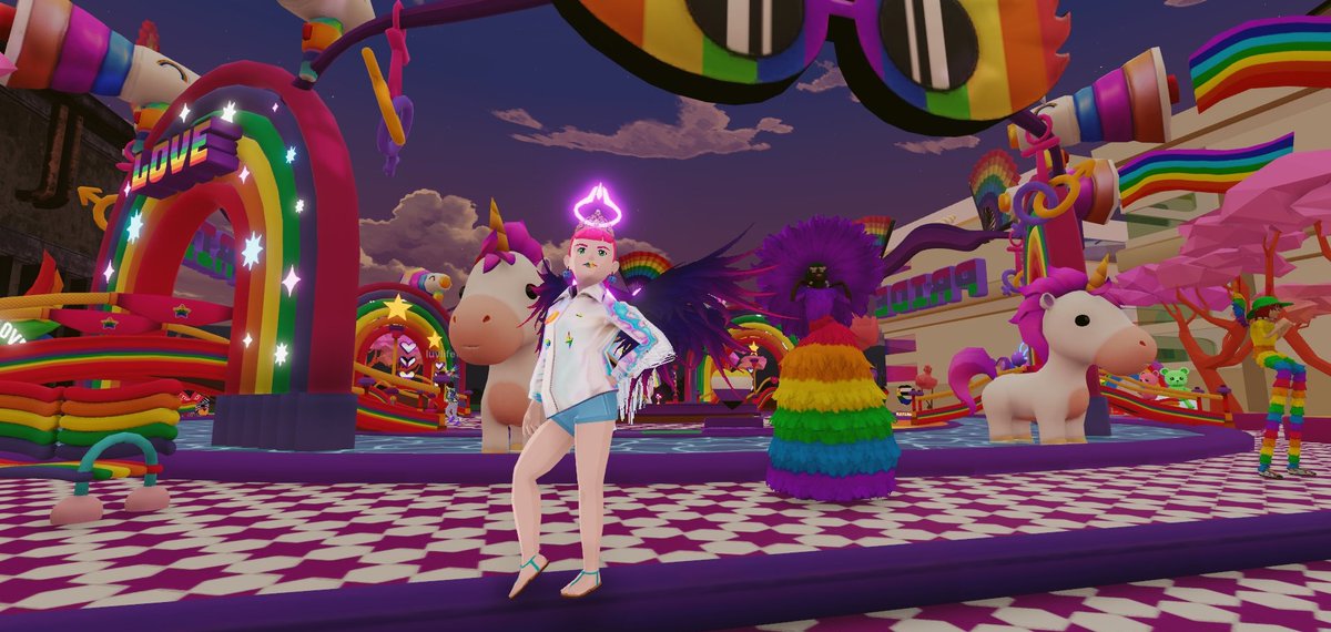 ✨Love is love✨
       🏳️‍🌈🏳️‍🌈🏳️‍🌈
#Pride2022
#Metaverse #Decentraland
#DecentralandPRIDE