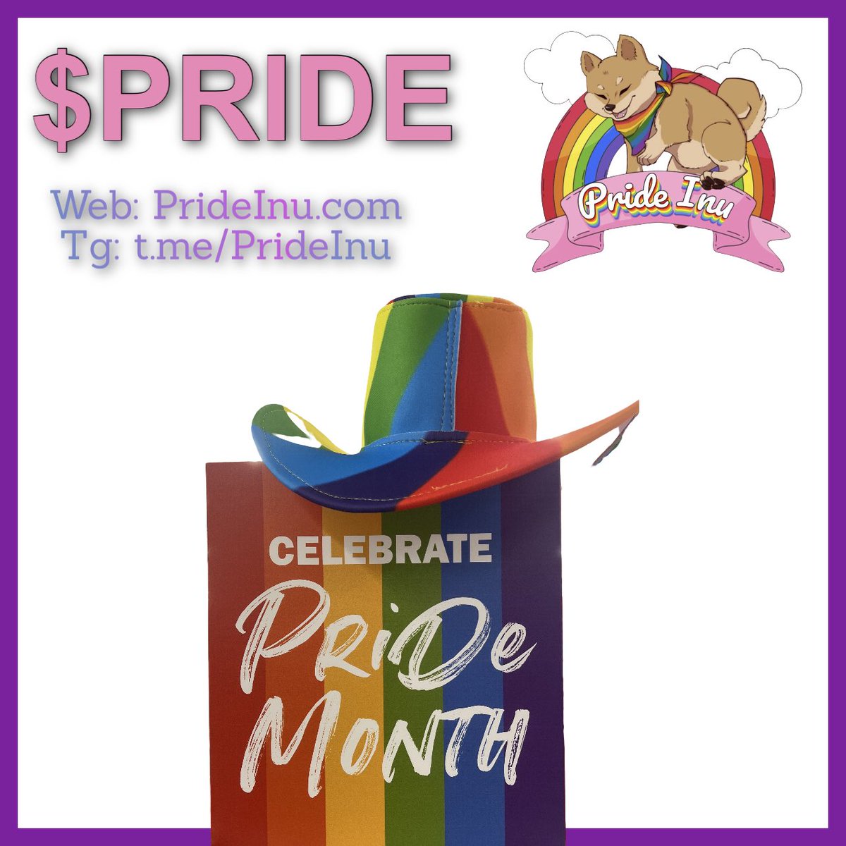 DaTradeMan's tweet photo. @CryptosGemsCom $Pride Inu is the one!!
$38k Mcap 
Easy $5m Project
#LBGTQ #PrideMonth @inu_pride  🌈🌈🌈 https://t.co/71rfDB0Xpp