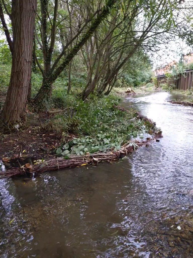 GAAFFS_HRK's tweet photo. Upper Witham restoration it’s all in the detail @LionsEnv @WildTroutTrust https://t.co/6PODIQr6iL