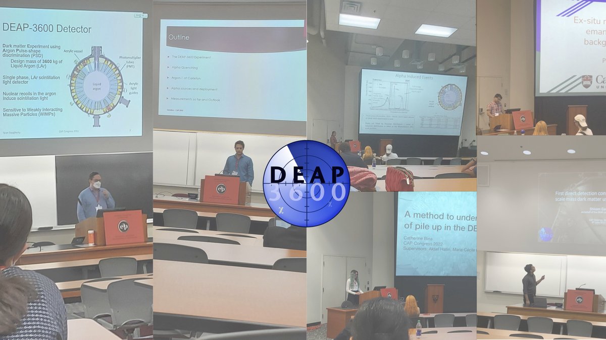 deap3600's tweet photo. Thanks to @CAPhys for organizing such a conference! A great chance to #Network and finally meet in person! 
And thanks also to our speakers for presenting our results! https://t.co/CObVYuXI0P