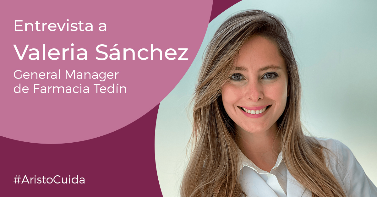 En nuestra serie de entrevistas a profesionales del sector #salud, hoy te recordamos nuestra #entrevista a Valeria Sánchez, General Manager en <a href="/farmaciatedin/">Farmacia Tedín</a> (A Coruña)

Lee su entrevista completa en Aristo Cuida👇
ow.ly/f03q50Jtikh

#farmacia #farmaceutica