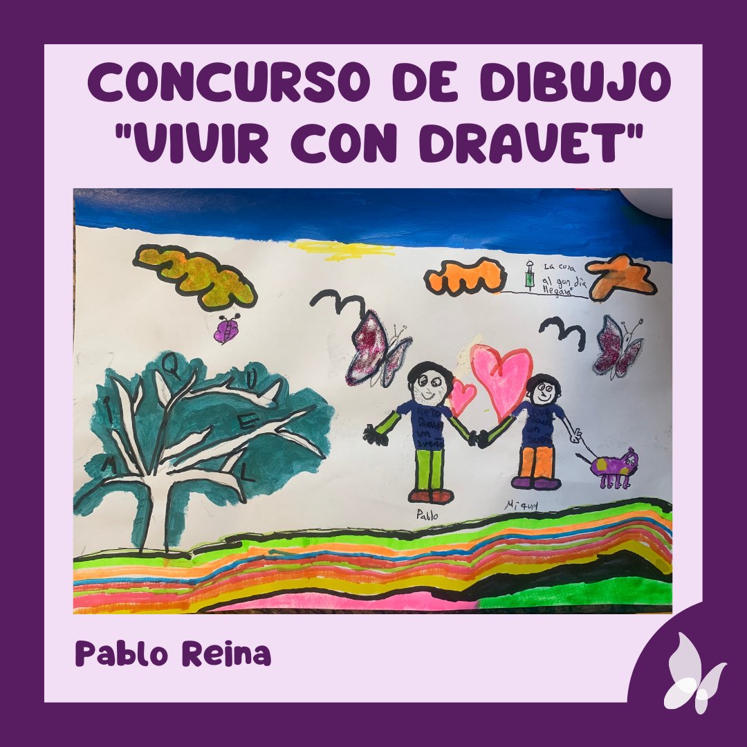FundacionDravet's tweet photo. 💜Concurso de Dibujo #Dravet 2022💜

Os presentamos hoy el dibujo de Pablo, desde Albacete🇪🇸 ¿Qué te parece❓

📌 Recuerda que el dibujo con más LIKES en nuestras redes será el ganador 🥇 de este concurso✏️🖌🎨

Más info en:
👉https://t.co/jgK8nQtIG5 https://t.co/XflM69843x