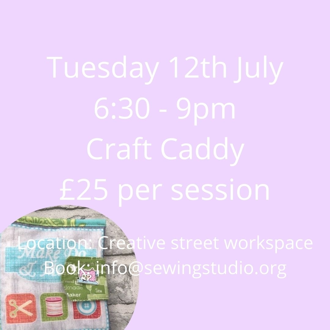 brenda_studio's tweet photo. Create a craft caddy on Tuesday 12th July 
To book email info@sewingstudio.org

#craftcaddy #patchwork #patchworkandquilting #sewing #sewingproject #patchworkproject #sewist #fabric #sew #fabrics #sewinglove #fabricstore #fabricshop #sewingmachine #dressmaking #sewdiva https://t.co/cpp0qpfxKf