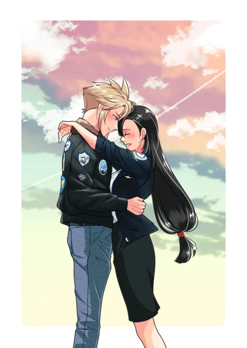 「Take me on your mighty wings」
Top Gun (1986) AU
#Cloti  #クラティ 