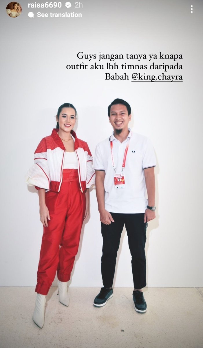 ZonaBulutangkis's tweet photo. Momen @raisa6690 jadi BL seperti kitah 😛😍❤

#TerimaKasihGreysiaPolii https://t.co/H8ChMwNSSO