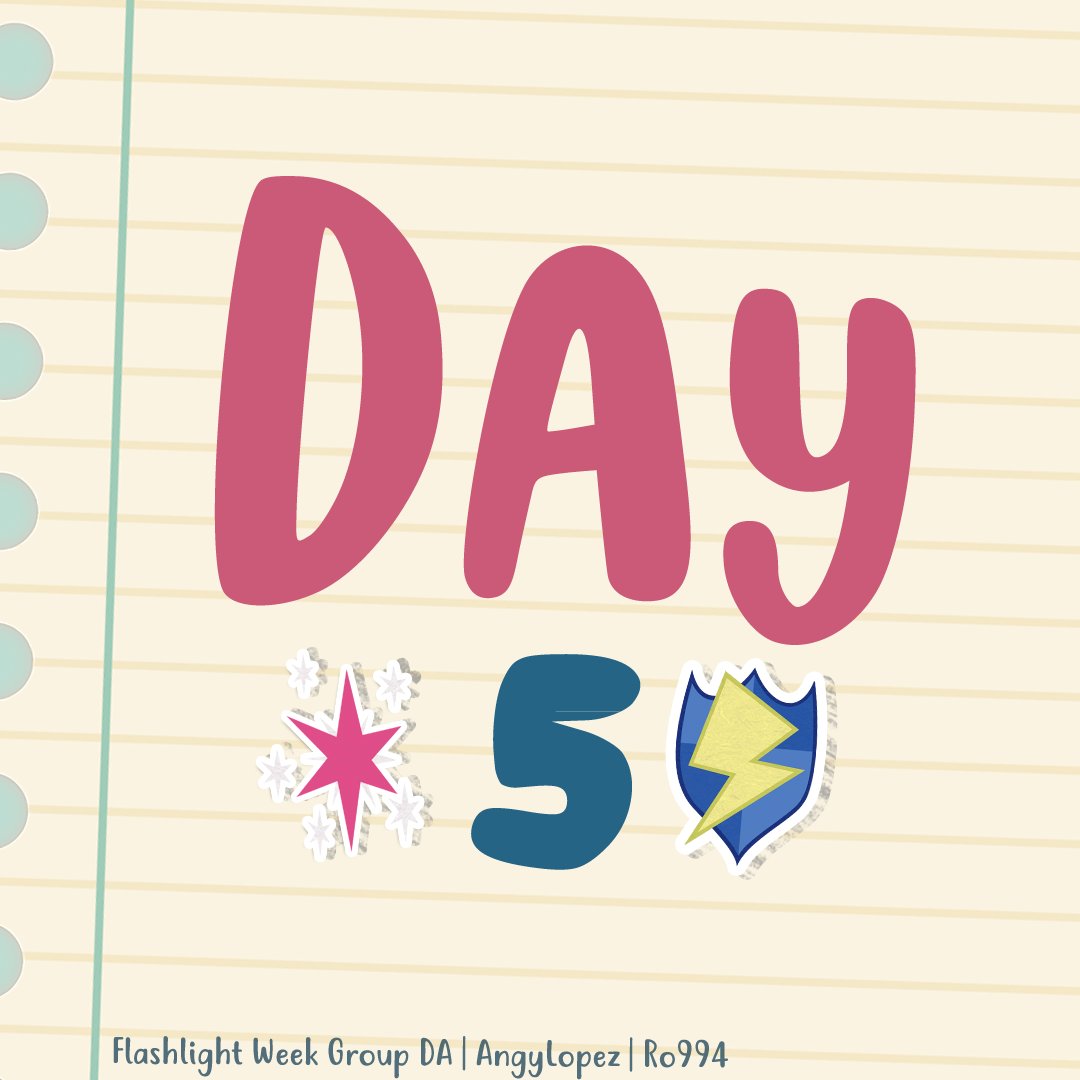 FlashlightWeek's tweet photo. #FlashlightWeek2022
It's Day 5, HERE WE GO! πππ
See our profile and supports the artists, editors or any person who participates!
#MLP #SciFlash #Flashlight #TwiSentry #FlashlightWeek #TwilightSparkle #SciTwi #FlashSentry #PrincessTwilightSparkle #MLPEG https://t.co/Hq40Tn0nSz