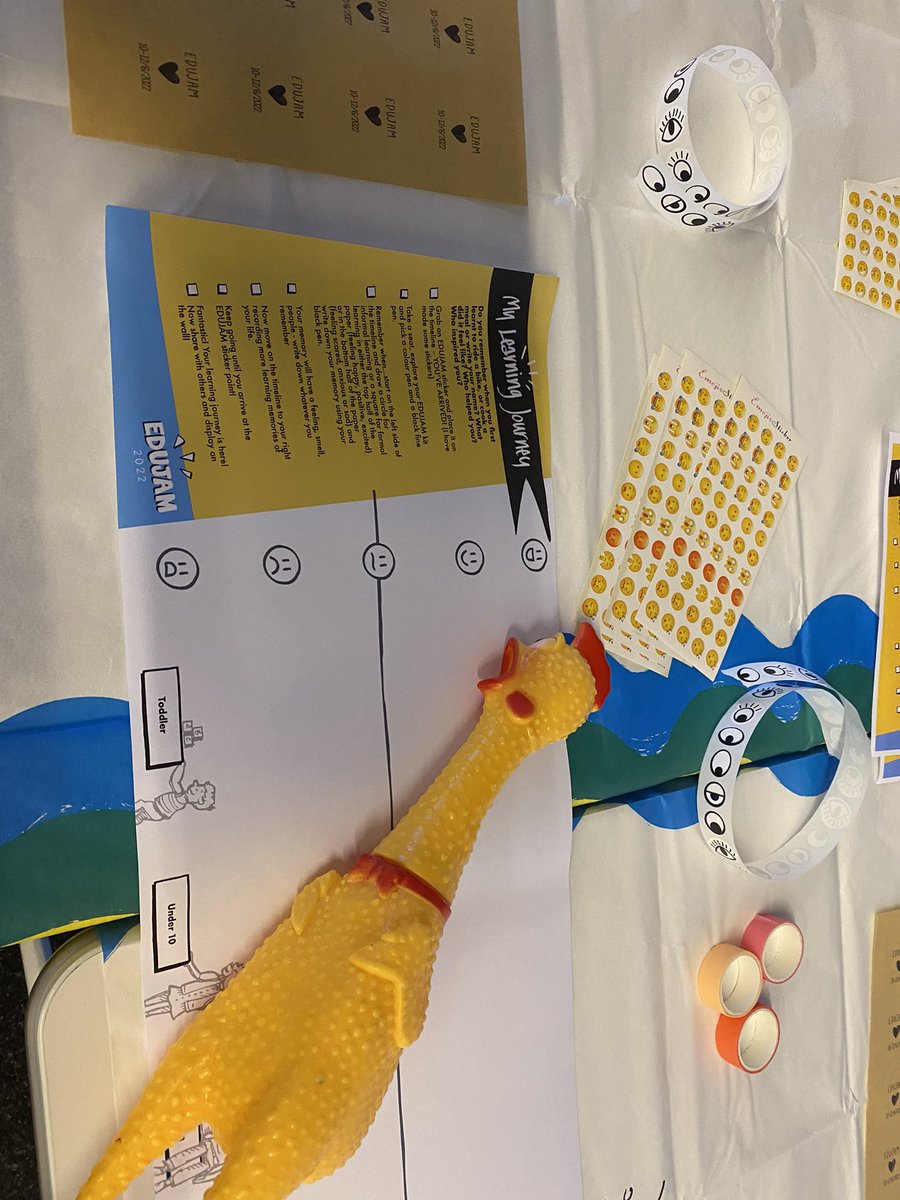 It’s been so rewarding to use learning journey reflections as small spots of time during the busy and intense jamming <a href="/EduJamUK/">EduJam</a>. Great artwork by <a href="/andydevale/">Andy de Vale</a> creating my journey templates encouraging jammers to have a bit if #fun with it! <a href="/SDinEducation/">SDinEducation</a>