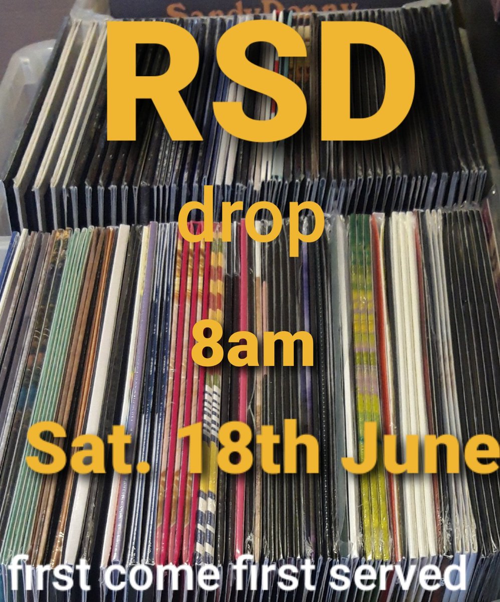 VODMusic1's tweet photo. We will be open next Saturday bright and early! @RSDUK #limitededitions #exclusive #vinyl #firstcomefirstserved #mold #flintshire #wales #whowillbefirst #music #independentrecordshop https://t.co/eT0fo9r6qH
