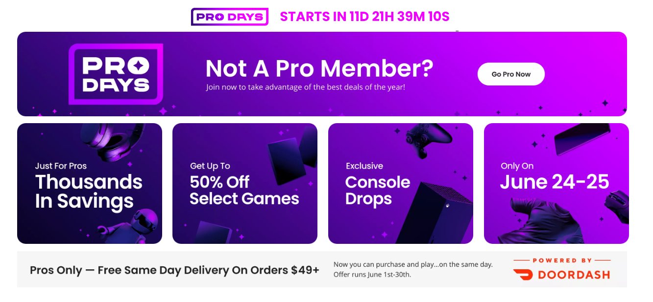 Gamestop console sale deals