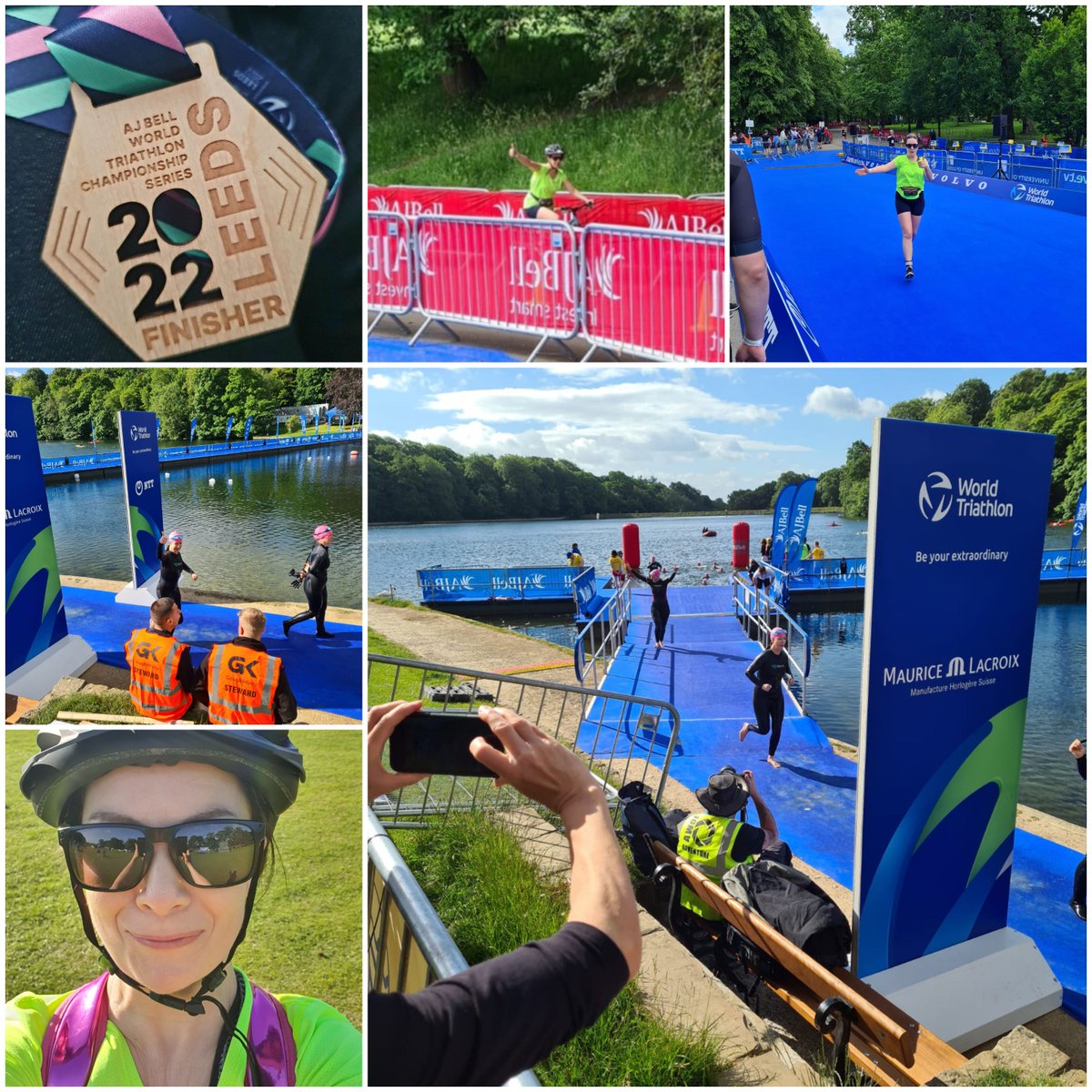 I completed my first go tri triathlon yesterday! Blummin cold water, hilly cycle, hilly run but I loved it, would do it again. I'm always telling my children to try new things so decided to take my own advice. Great atmosphere. #leeds #worldtriathlon #gotri #lakeswimming