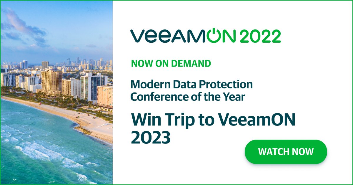 Veeam® Software on Twitter "Want a chance to win a paid trip to Miami
