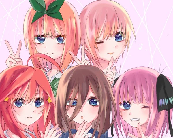 今までに描いた5人!🤍 