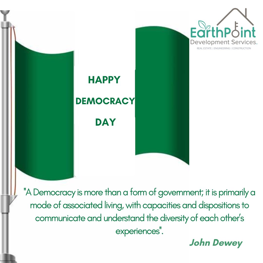Earthpoint_'s tweet photo. Happy Democracy Day🇳🇬 https://t.co/euMlQdV8g3