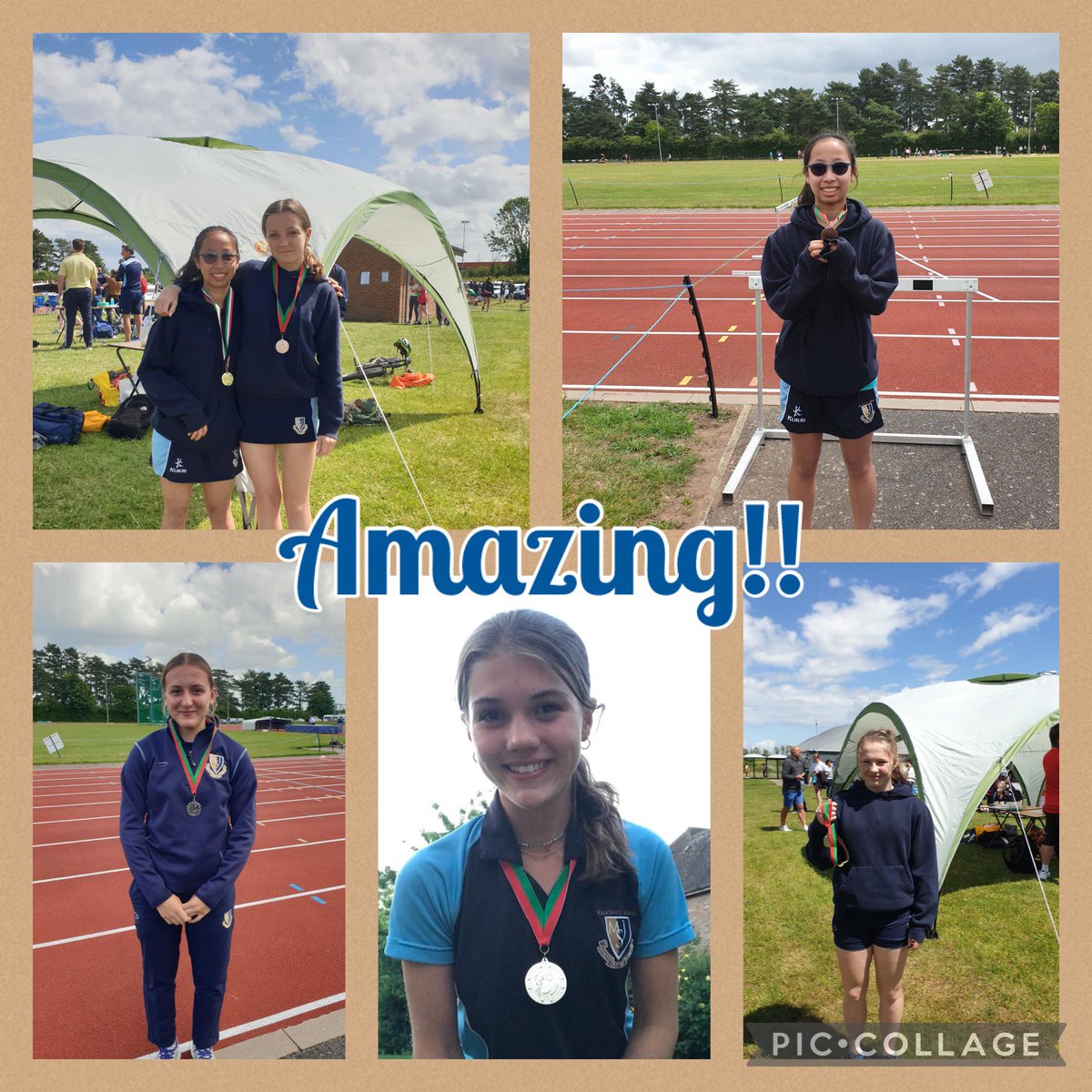 We had a great day at the County Athletics Championships yesterday where we had 9 girls competing for Malvern Hills District with lots of PBs and medal positions, well done girls!! <a href="/SportMSJ/">MSJ Sport</a> #msjgirlscan #goblue #proud