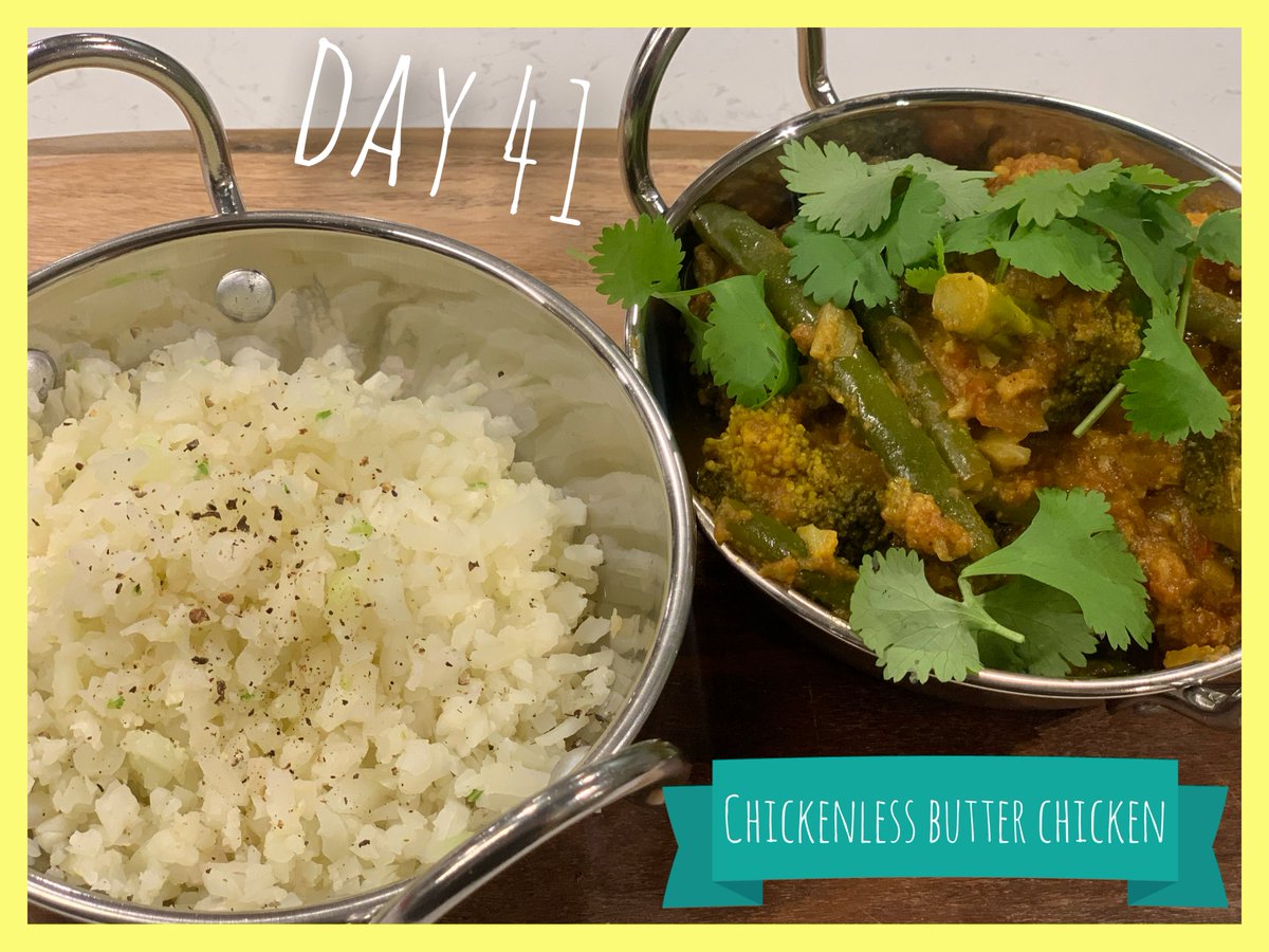 SusanBaikie's tweet photo. Day 41 Dinner – Chickenless Butter Chicken Vegetable Curry

Perfect for a stormy Sunday night.  

#weightlossjourney #shrinkingsusy #optifast #icandothis #wecandothis #day41 #weightloss #weightlossdiary #weighinmondays #lowcarb #lowcalorie #21weekstillourholiday #mealday41 https://t.co/TgTxMvPxYW