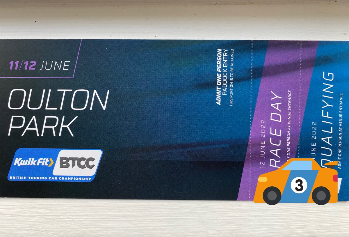 Race weekend. Thank you <a href="/goodyear_uk/">Goodyear UK</a> for the tickets. <a href="/BTCC/">BTCC</a> Oulton Park ready for a glorious day 😌

#Racing #BTCC #OultonPark