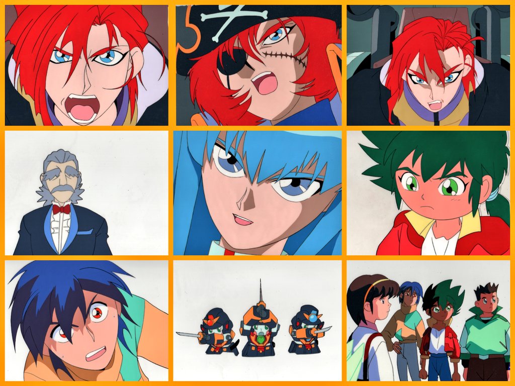 新しく届いたセル画 黄金勇者ゴルドランから色々と ドラ太郎、ドラ次郎