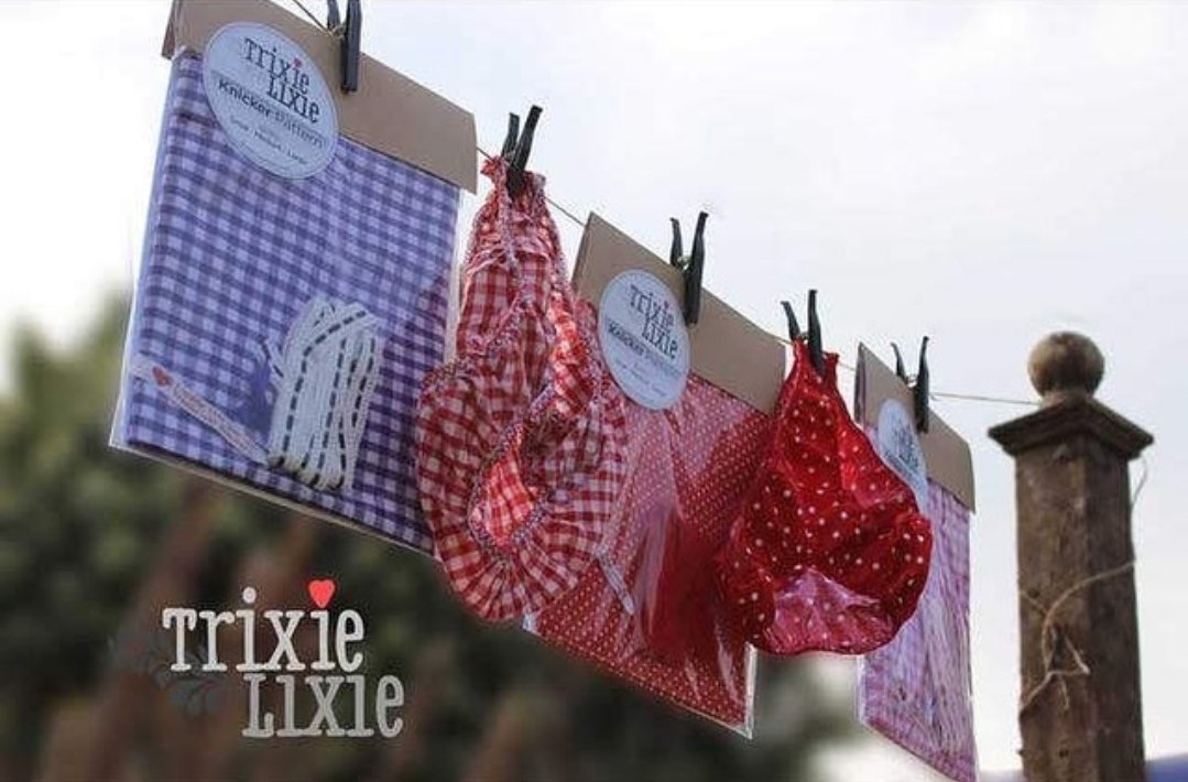 Trixie Lixie Knicker Making Kits now available in our #TwinMadeVend at <a href="/CorpMarketCdf/">The Corp Market</a> #Cardiff. 
#SewingBee #SewItYourself #KnickerMaking #CraftKit