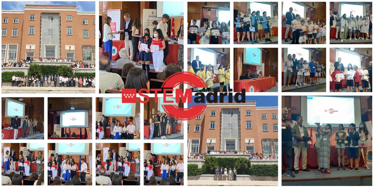 Una semana intensa en la que hemos disfrutado con los alumnos de EP y ESO en el Congreso STEMadrid. Han demostrado ser unos congresistas y oradores de primer nivel. Enhorabuena a todos los que lo hacéis posible. #IF_CMadrid El próximo año seguiremos compartiendo experiencias.