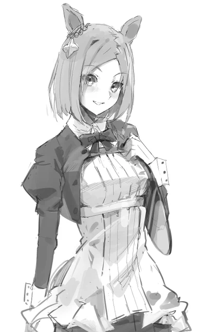 いつか清書するであろう娘
ナリタトップロード ラフ  #ウマ娘 