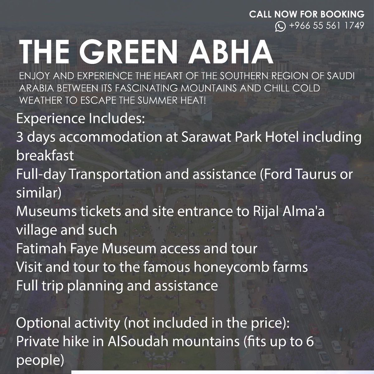 itctrips's tweet photo. إجازتك في أبها 🏞.. وجوها البارد وجبالها الخضراء 🌲🏔 https://t.co/PVaFJHt5H9