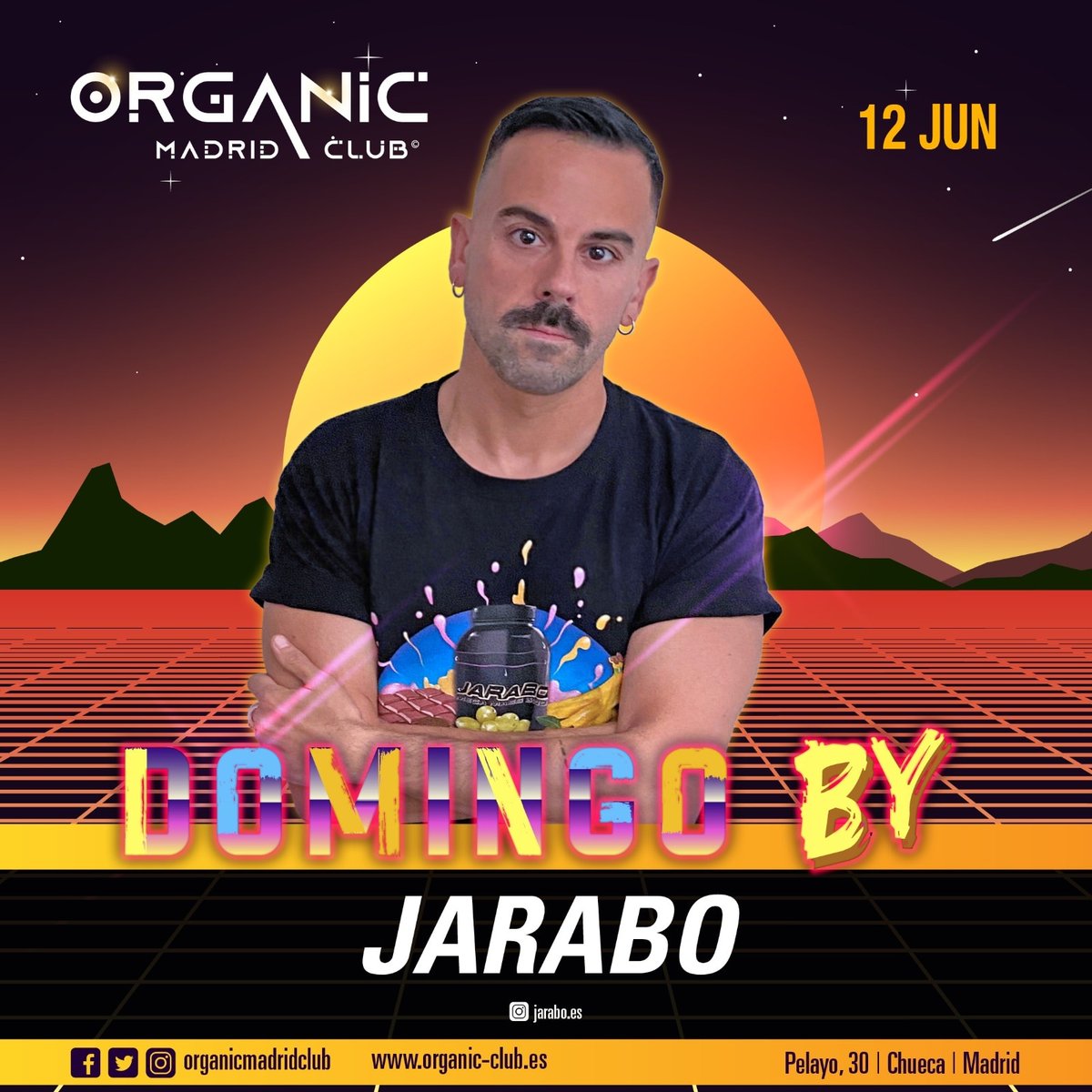 Organicmens's tweet photo. Cerramos el finde con el set de @jarabo.es .A partir de las 21,30 no dejarás de bailar.
En barr y sala Luis&Álvaro.
#setmadrid #setmadridonfire #djmadridonfire #djmadrid #djmadrid💃 #djonfire #gaymen #gaymadrid #gaywoman #madriddiverso #madriddjset #madridinclusivo #chueca https://t.co/r4T4YJ5vVc